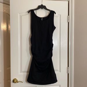 Black fitted dress
